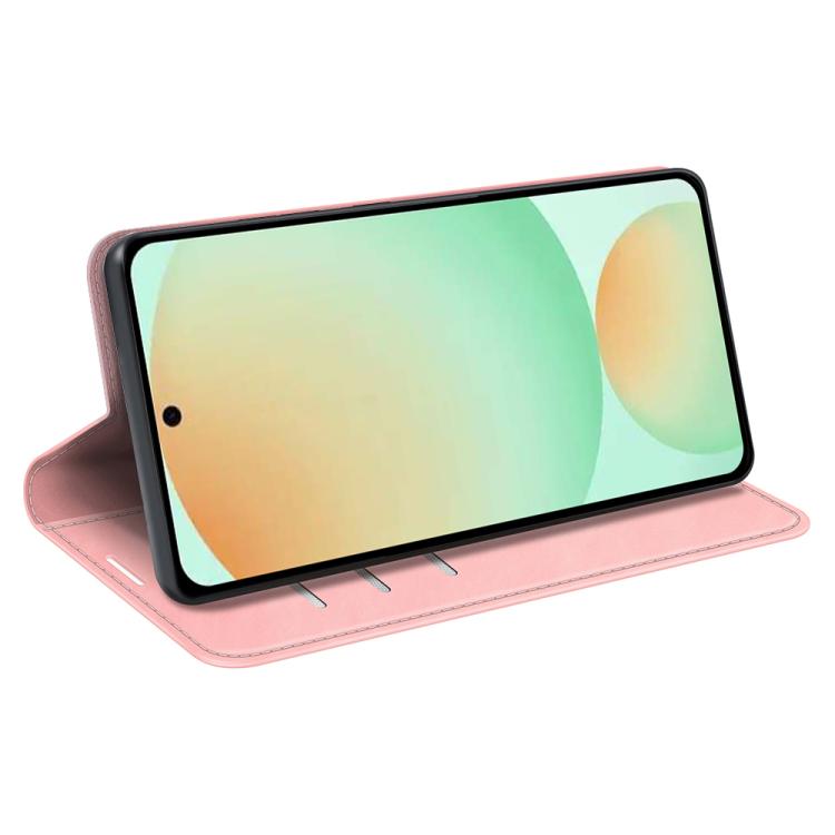 For Samsung Galaxy S25 FE 5G Retro-skin Magnetic Suction Leather Phone Case