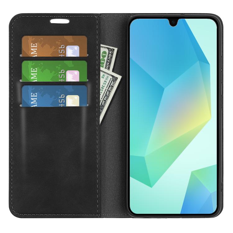 For Samsung Galaxy A17 5G Retro-skin Magnetic Suction Leather Phone Case