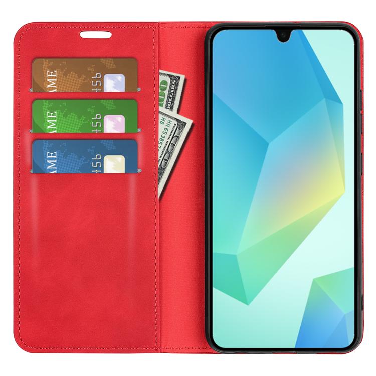 For Samsung Galaxy A17 5G Retro-skin Magnetic Suction Leather Phone Case