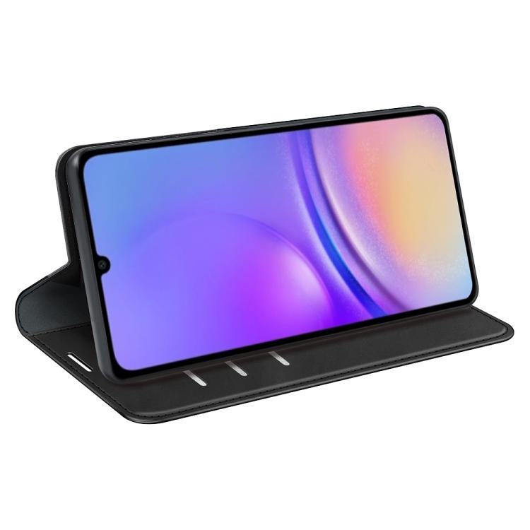 For Samsung Galaxy A07 4G Retro-skin Magnetic Suction Leather Phone Case