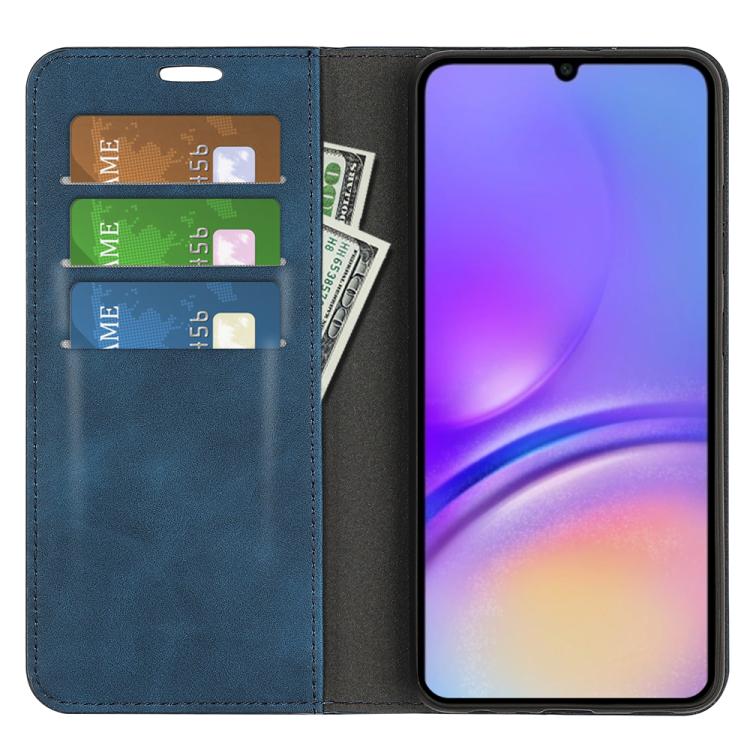 For Samsung Galaxy A07 4G Retro-skin Magnetic Suction Leather Phone Case