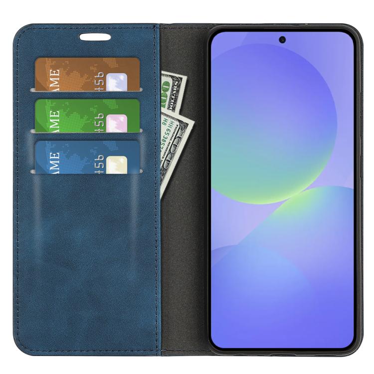 For Samsung Galaxy A37 5G Retro-skin Magnetic Suction Leather Phone Case
