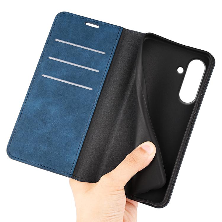 For Samsung Galaxy A37 5G Retro-skin Magnetic Suction Leather Phone Case