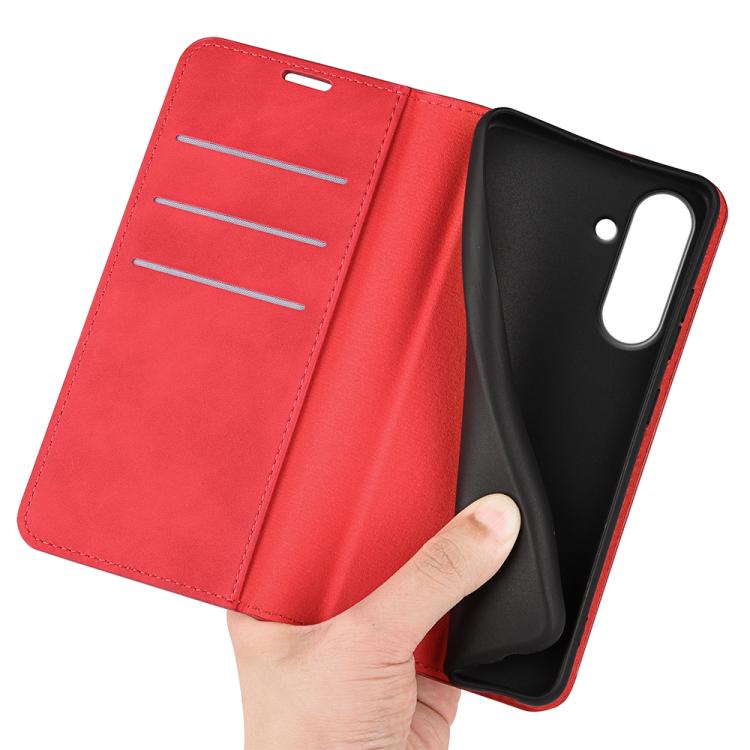 For Samsung Galaxy A37 5G Retro-skin Magnetic Suction Leather Phone Case