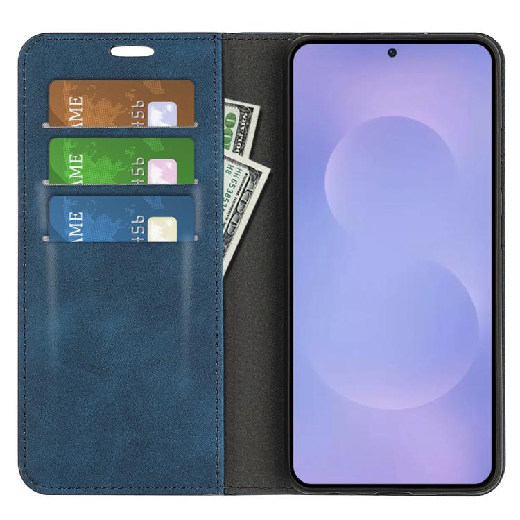 For Samsung Galaxy S26 5G Retro-skin Magnetic Suction Leather Phone Case