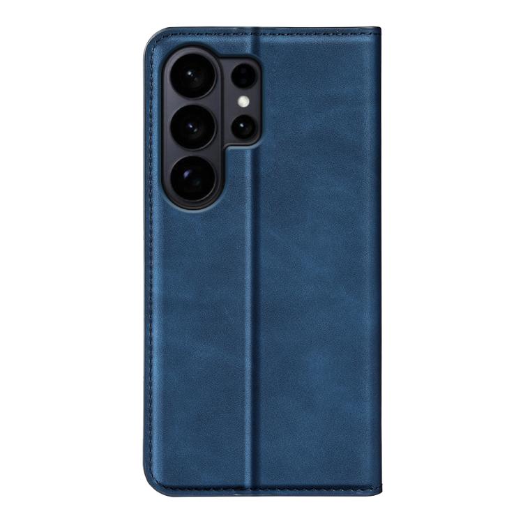 For Samsung Galaxy S26 Ultra 5G Retro-skin Magnetic Suction Leather Phone Case