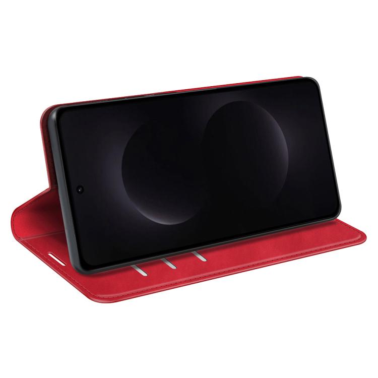 For Samsung Galaxy S26 Ultra 5G Retro-skin Magnetic Suction Leather Phone Case