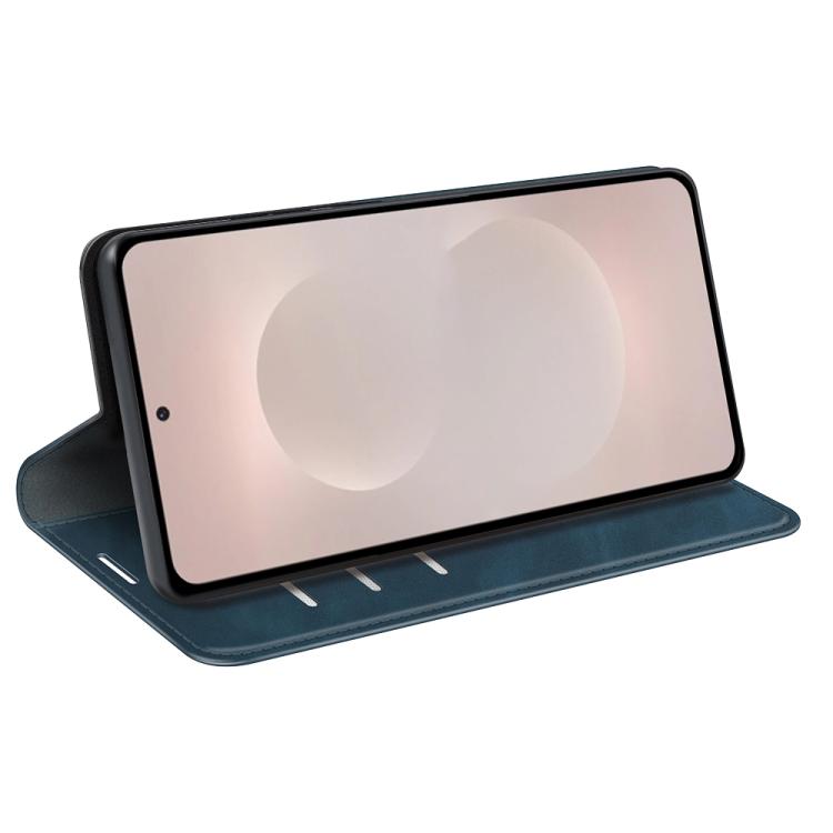 For Samsung Galaxy S26 Edge 5G Retro-skin Magnetic Suction Leather Phone Case
