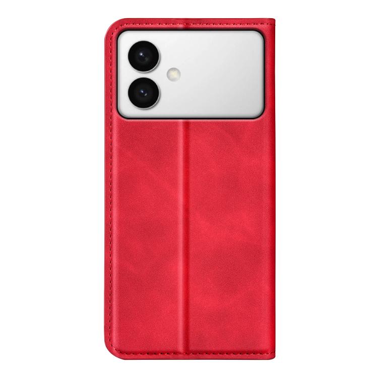 For Samsung Galaxy S26 Edge 5G Retro-skin Magnetic Suction Leather Phone Case