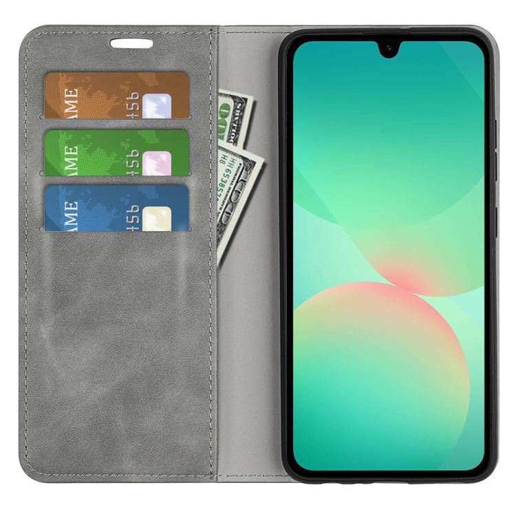 For Samsung Galaxy A27 5G Retro-skin Magnetic Suction Leather Phone Case