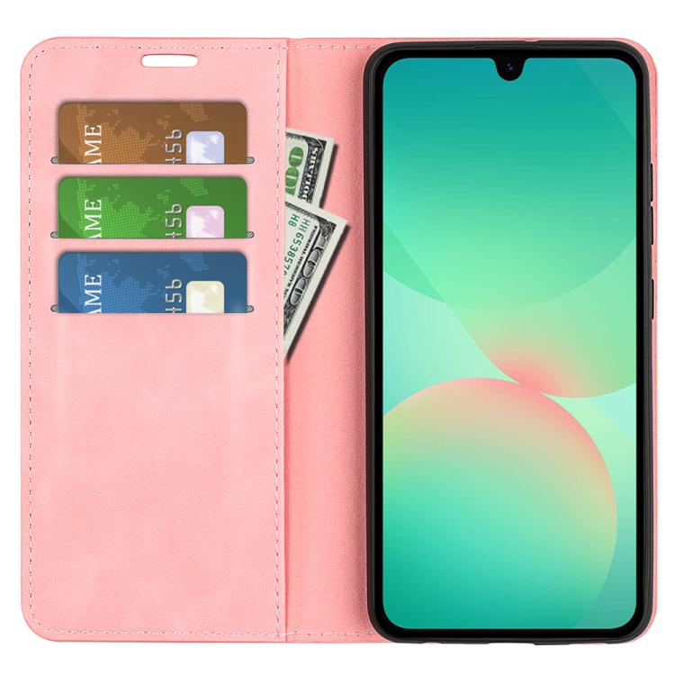 For Samsung Galaxy A27 5G Retro-skin Magnetic Suction Leather Phone Case