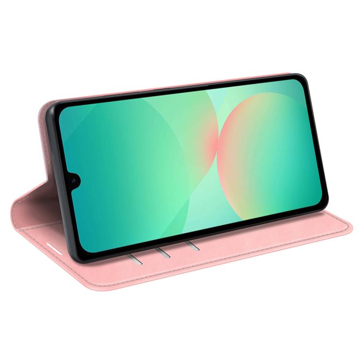 For Samsung Galaxy A27 5G Retro-skin Magnetic Suction Leather Phone Case