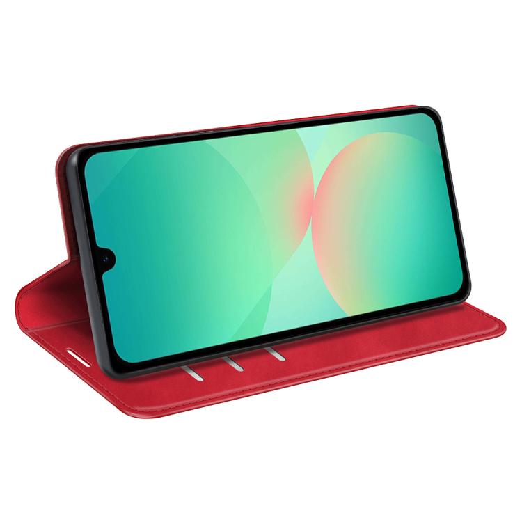 For Samsung Galaxy A27 5G Retro-skin Magnetic Suction Leather Phone Case