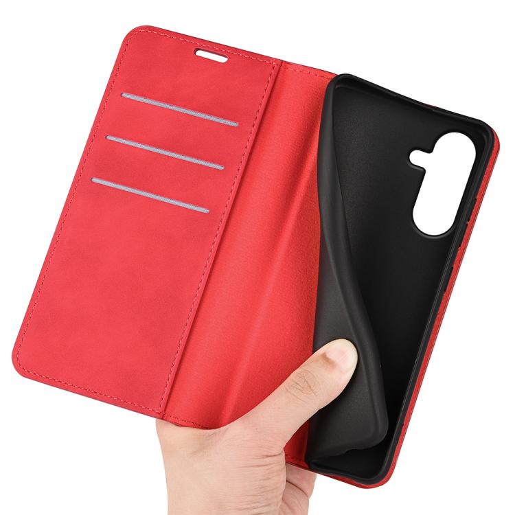 For Samsung Galaxy A27 5G Retro-skin Magnetic Suction Leather Phone Case