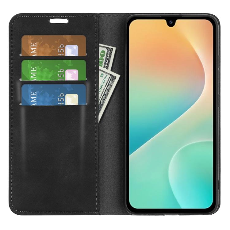 For Samsung Galaxy M36 5G / F36 5G Retro-skin Magnetic Suction Leather Phone Case