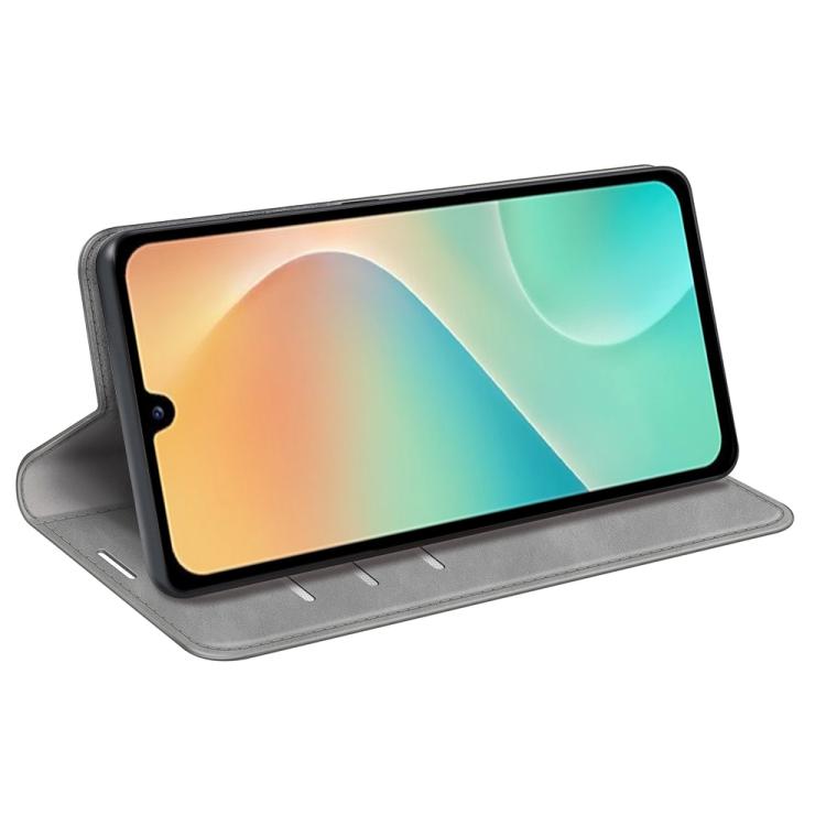 For Samsung Galaxy M36 5G / F36 5G Retro-skin Magnetic Suction Leather Phone Case