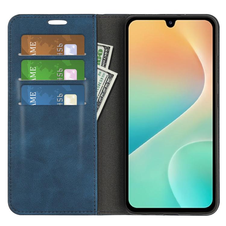 For Samsung Galaxy M36 5G / F36 5G Retro-skin Magnetic Suction Leather Phone Case