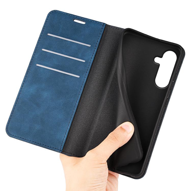 For Samsung Galaxy M36 5G / F36 5G Retro-skin Magnetic Suction Leather Phone Case