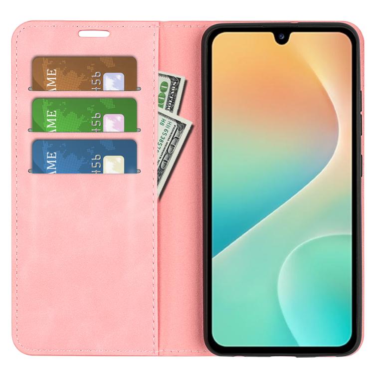 For Samsung Galaxy M36 5G / F36 5G Retro-skin Magnetic Suction Leather Phone Case