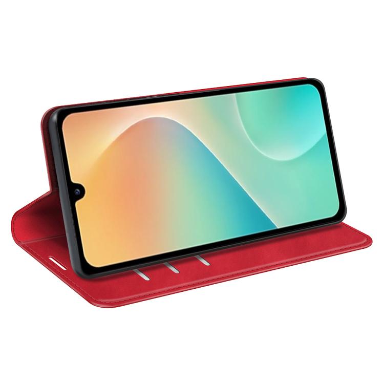 For Samsung Galaxy M36 5G / F36 5G Retro-skin Magnetic Suction Leather Phone Case
