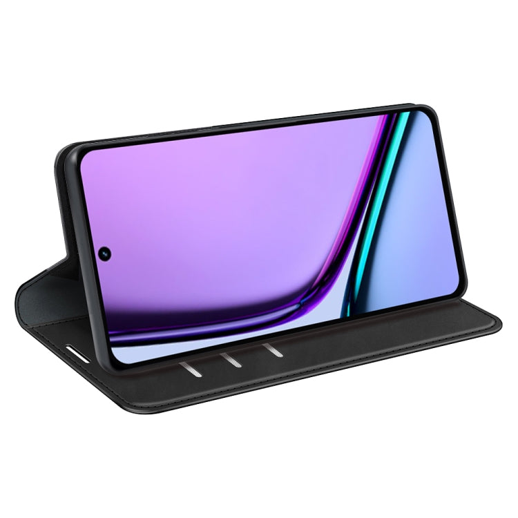For Realme C67 4G Retro-skin Magnetic Suction Leather Phone Case