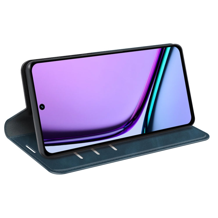 For Realme C67 4G Retro-skin Magnetic Suction Leather Phone Case