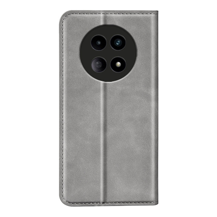For Realme 12 5G Retro-skin Magnetic Suction Leather Phone Case
