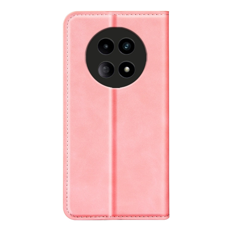 For Realme 12 5G Retro-skin Magnetic Suction Leather Phone Case