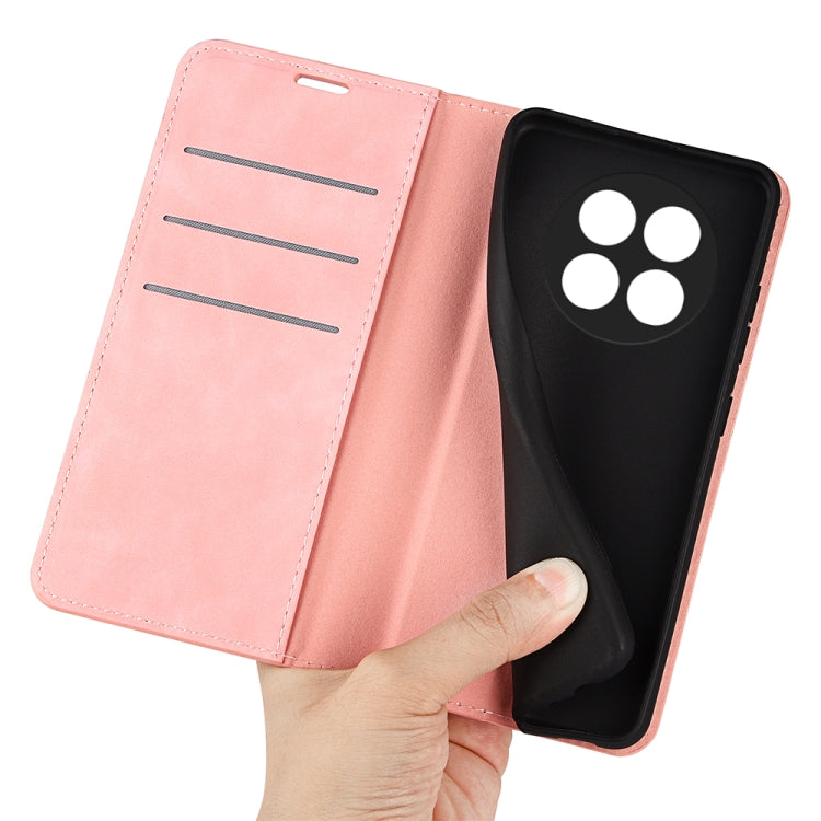 For Realme 12 5G Retro-skin Magnetic Suction Leather Phone Case