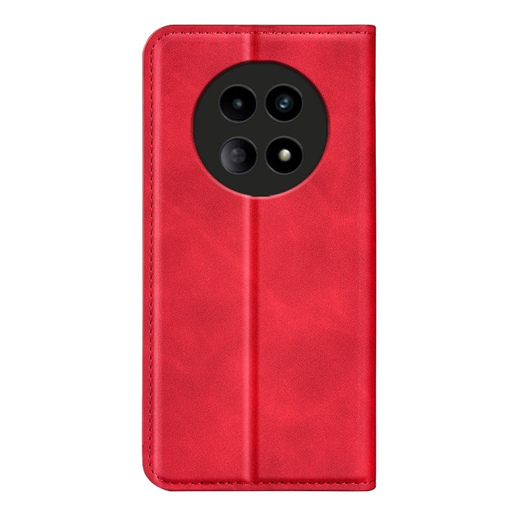For Realme 12 5G Retro-skin Magnetic Suction Leather Phone Case