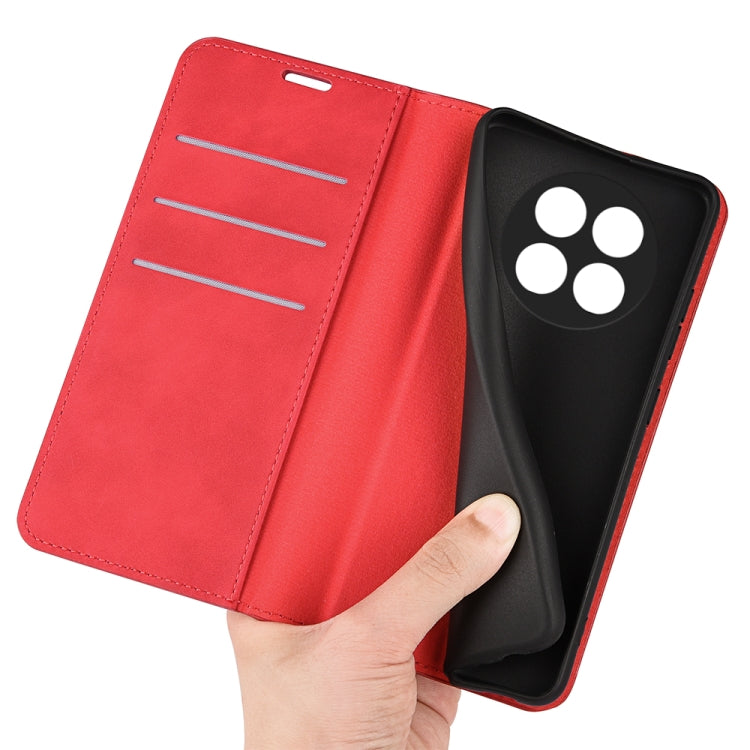 For Realme 12 5G Retro-skin Magnetic Suction Leather Phone Case