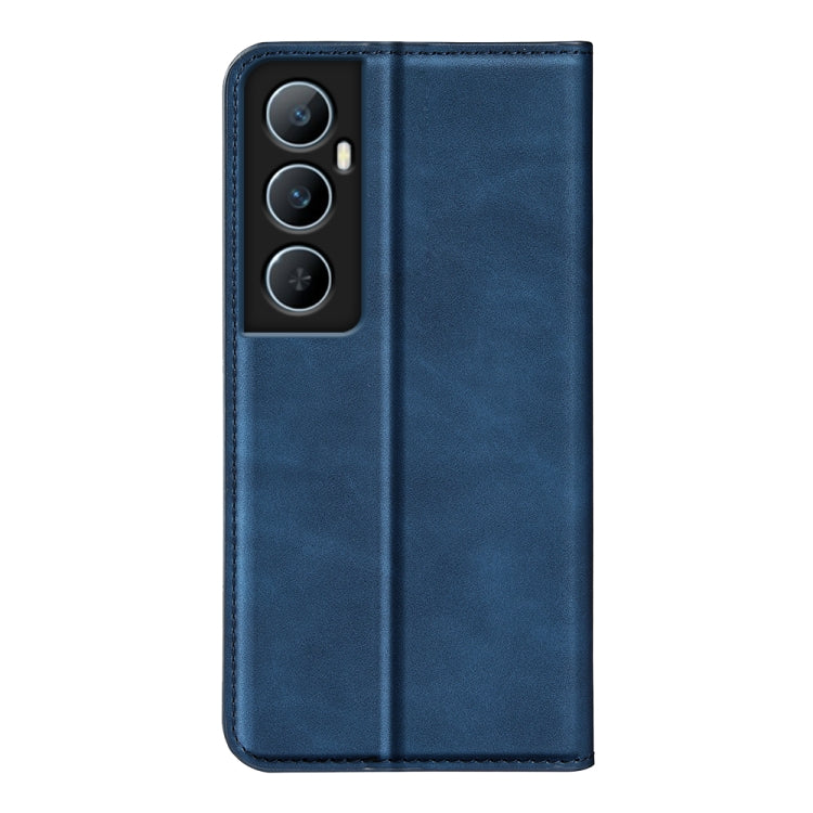 For Realme C65 4G Retro-skin Magnetic Suction Leather Phone Case