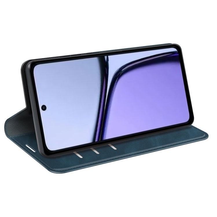 For Realme C65 4G Retro-skin Magnetic Suction Leather Phone Case
