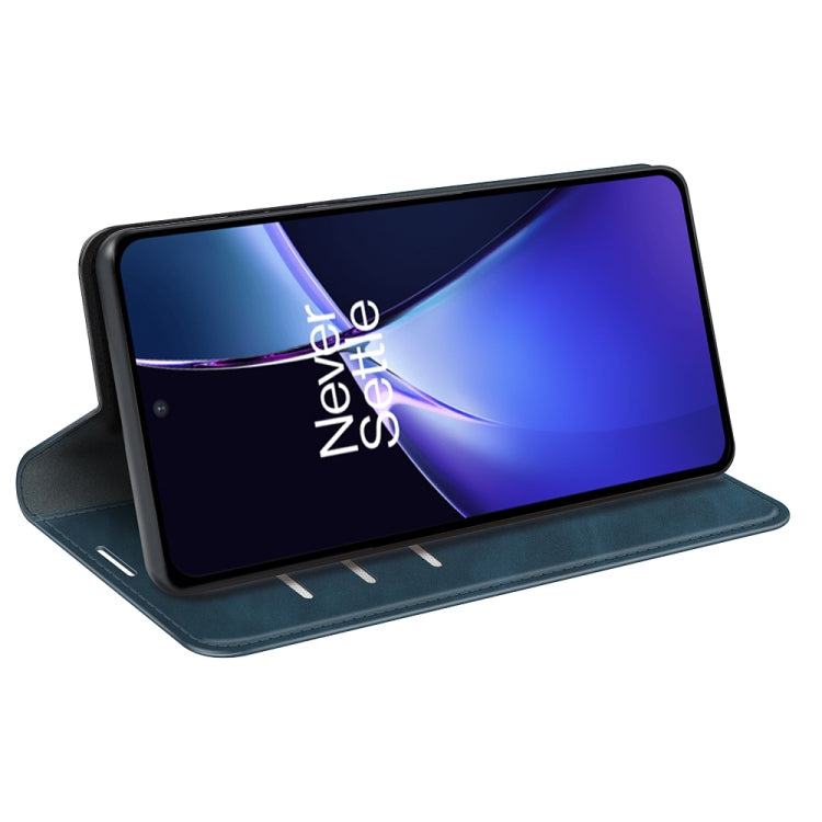 For Realme 13+ 5G Retro-skin Magnetic Suction Leather Phone Case