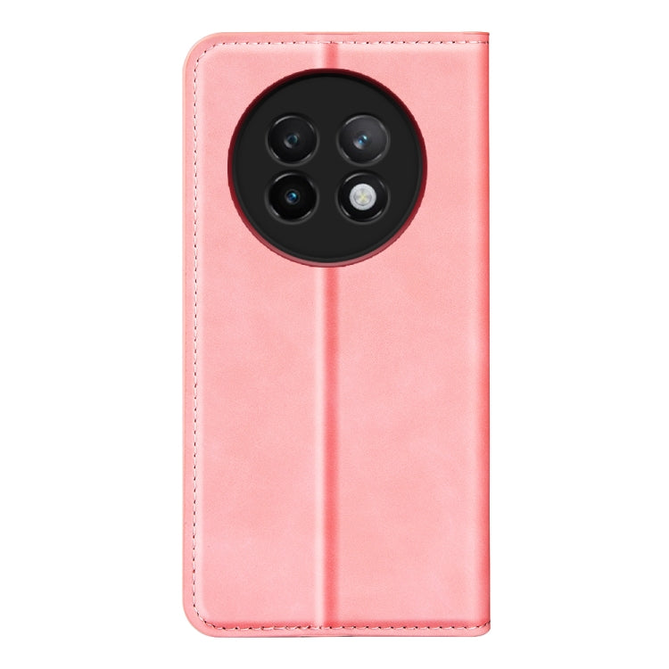 For Realme 13+ 5G Retro-skin Magnetic Suction Leather Phone Case