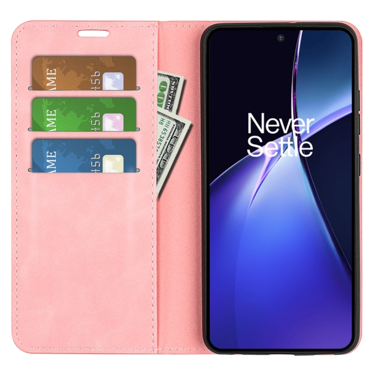 For Realme 13+ 5G Retro-skin Magnetic Suction Leather Phone Case