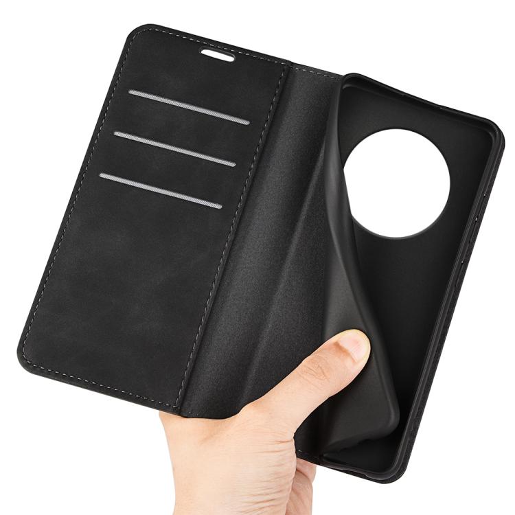 For Realme 14 Pro+ Retro-skin Magnetic Suction Leather Phone Case