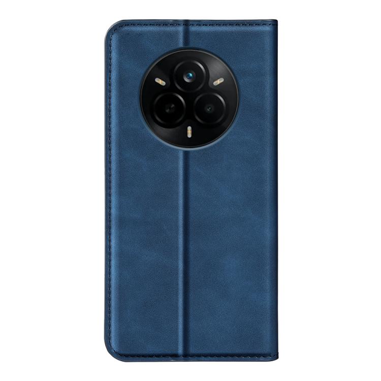For Realme 14 Pro+ Retro-skin Magnetic Suction Leather Phone Case