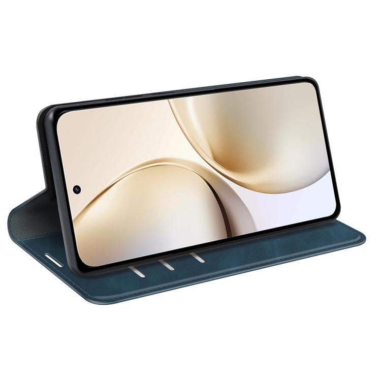 For Realme 14 Pro+ Retro-skin Magnetic Suction Leather Phone Case