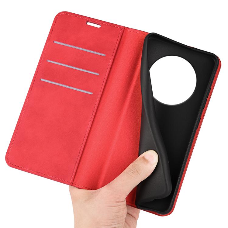 For Realme 14 Pro+ Retro-skin Magnetic Suction Leather Phone Case