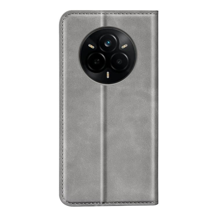 For Realme 14 Pro 5G Retro-skin Magnetic Suction Leather Phone Case
