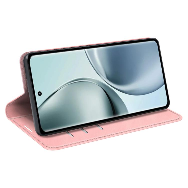 For Realme 14 Pro 5G Retro-skin Magnetic Suction Leather Phone Case