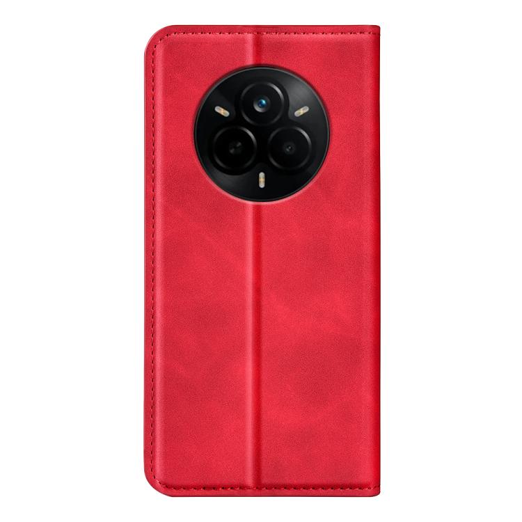 For Realme 14 Pro 5G Retro-skin Magnetic Suction Leather Phone Case