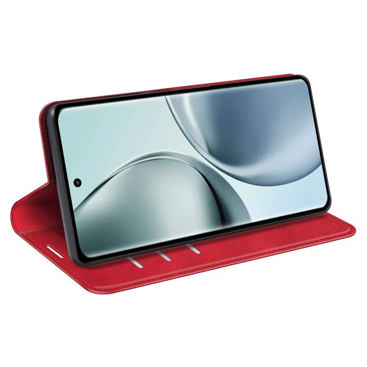 For Realme 14 Pro 5G Retro-skin Magnetic Suction Leather Phone Case