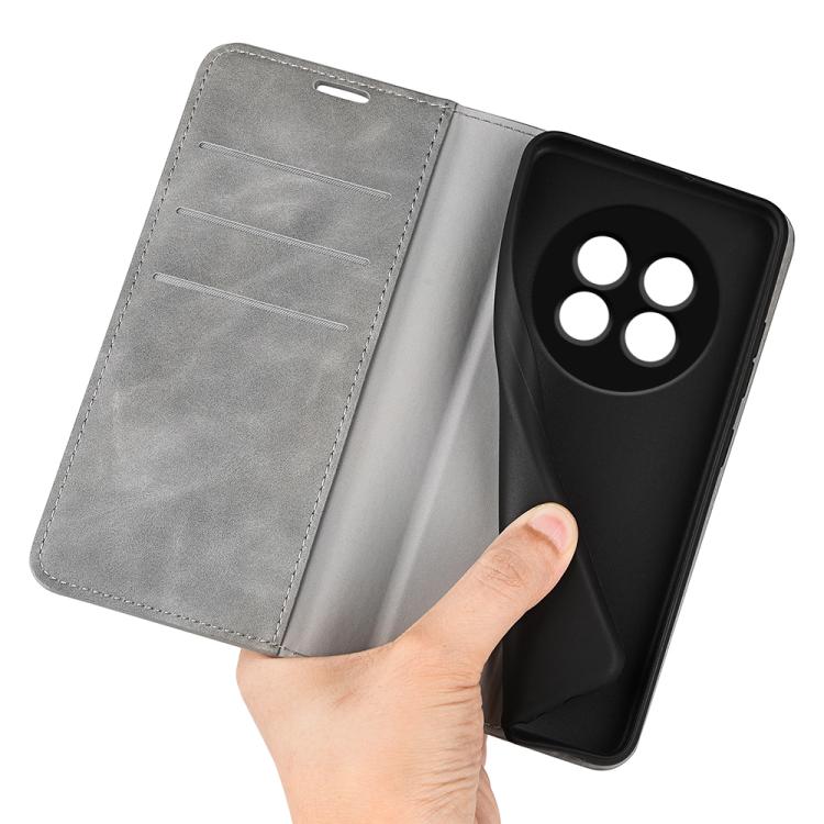 For Realme 13 Pro 5G Retro-skin Magnetic Suction Leather Phone Case
