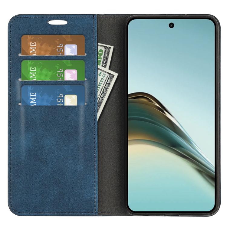 For Realme 13 Pro 5G Retro-skin Magnetic Suction Leather Phone Case