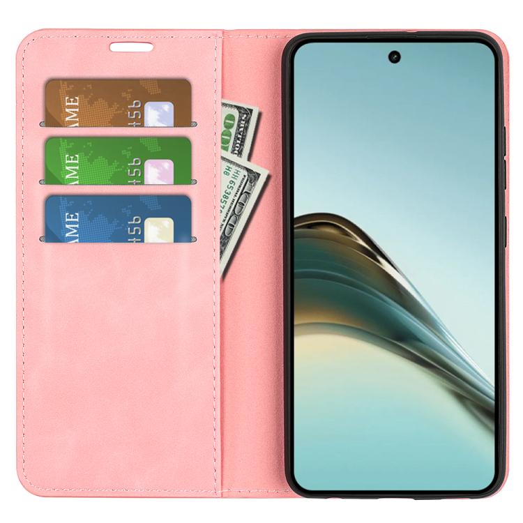For Realme 13 Pro 5G Retro-skin Magnetic Suction Leather Phone Case