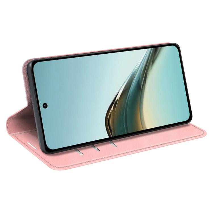 For Realme 13 Pro 5G Retro-skin Magnetic Suction Leather Phone Case