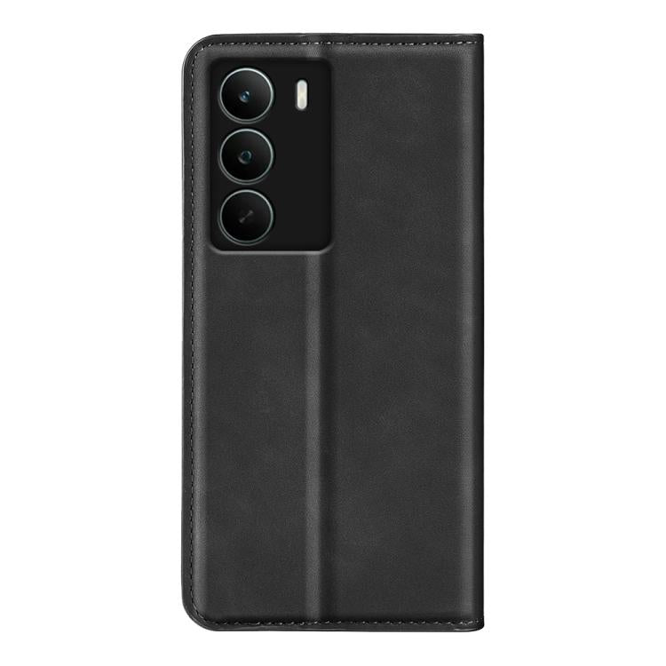 For Realme C71 4G Retro-skin Magnetic Suction Leather Phone Case