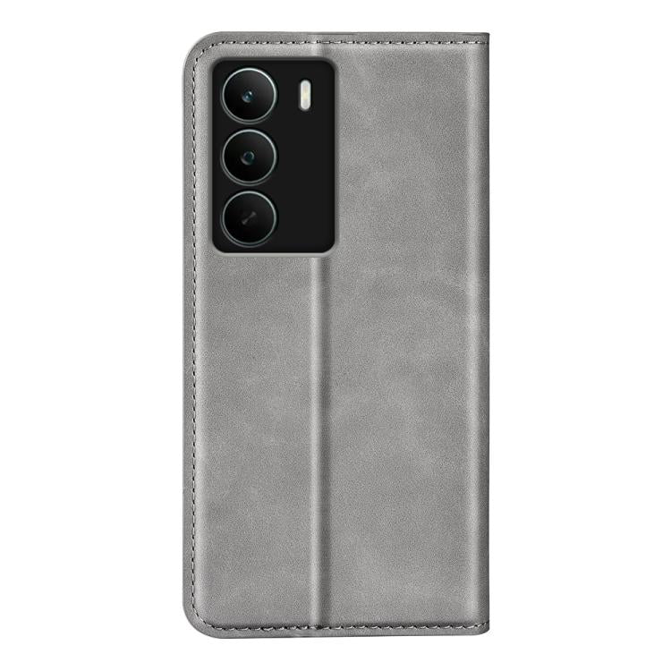 For Realme C71 4G Retro-skin Magnetic Suction Leather Phone Case